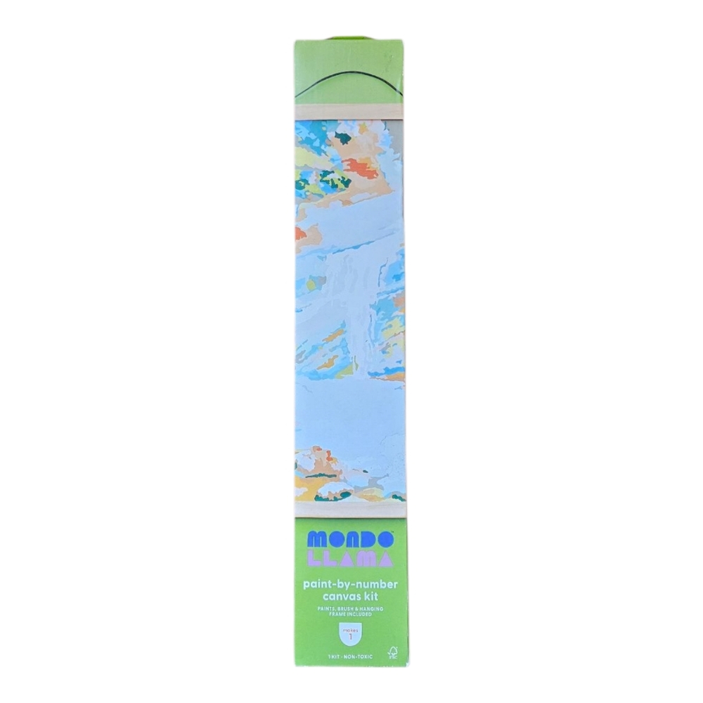 Mondo Llama Paint-By-Number Canvas Kit Monet Style Craft Hobby